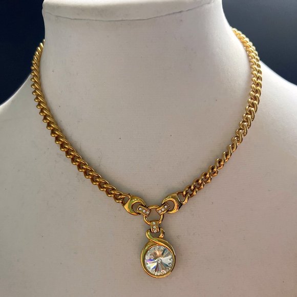 Princess House Jewelry Vintage Princess House Luminess Swarovski Crystal Rivoli Choker